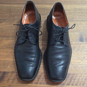 Black Leather Men's Robert Cameron Dress Shoes